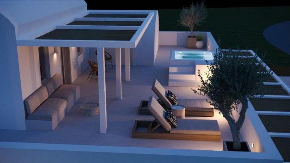 Lejardin Suites Santorini Pyrgos Kallistis ภายนอก รูปภาพ